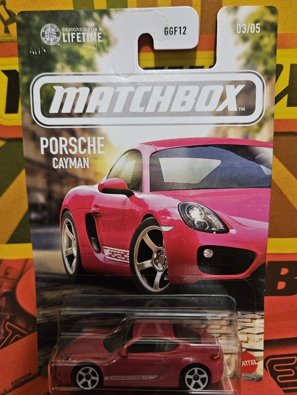 Matchbox Porsche Cayman Hot Pink Collector Car